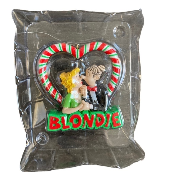 CARLTON Vintage 1999 Comic Blondie "Smooch" Hanging Ornament - Picture 6 of 7